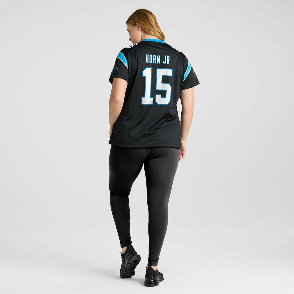 Jimmy Horn Jr Carolina Panthers Women's Team Game Jersey - Black Jerseys