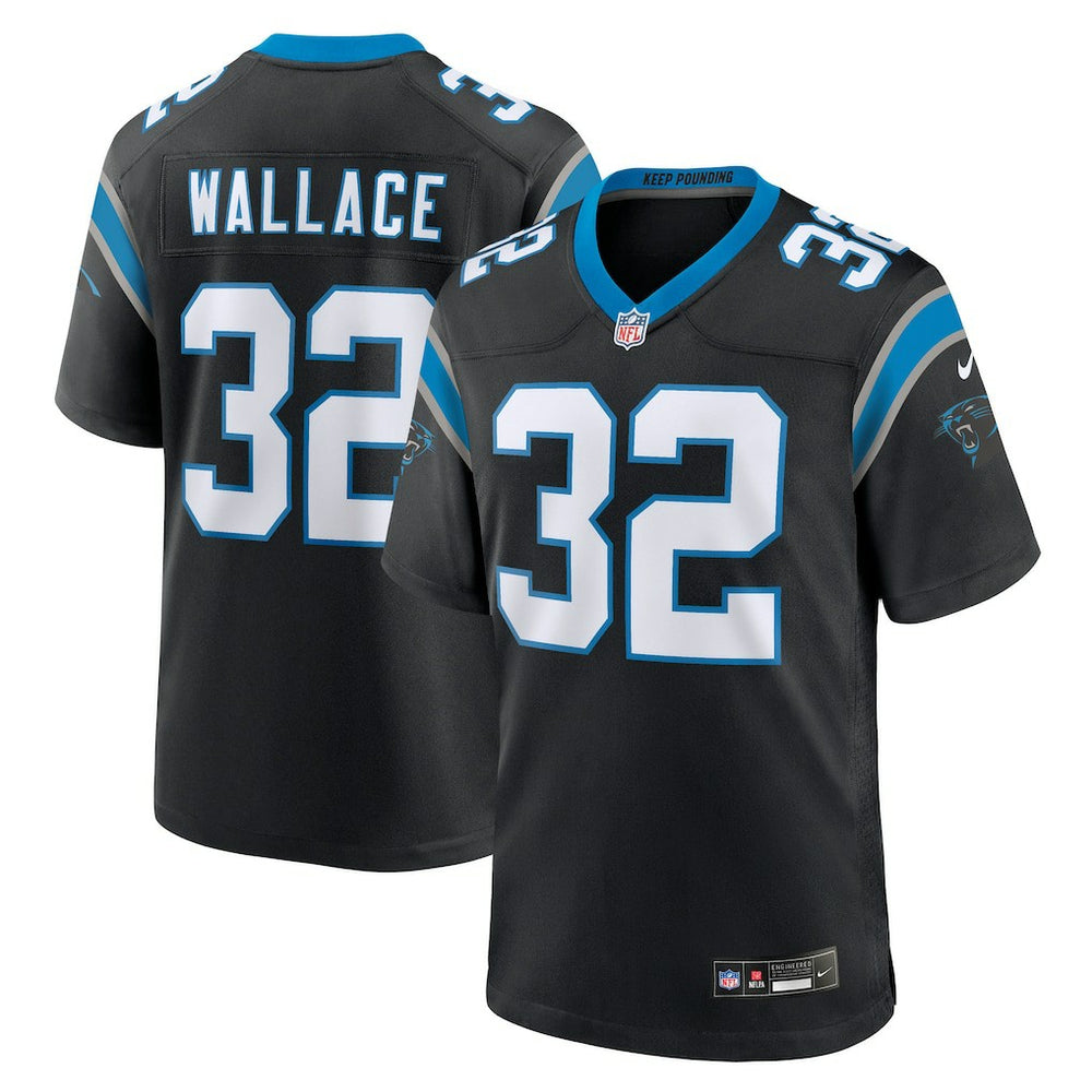 Trevin Wallace Carolina Panthers Team Game Jersey - Black Jerseys