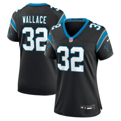 Trevin Wallace Carolina Panthers Women's Team Game Jersey - Black Jerseys