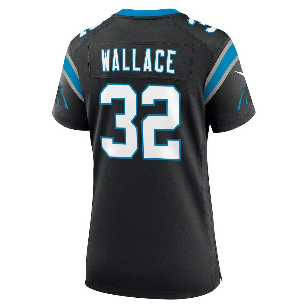 Trevin Wallace Carolina Panthers Women's Team Game Jersey - Black Jerseys