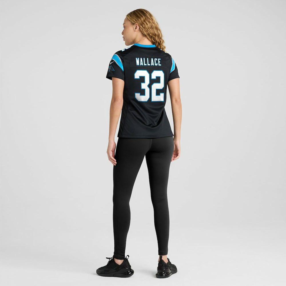 Trevin Wallace Carolina Panthers Women's Team Game Jersey - Black Jerseys