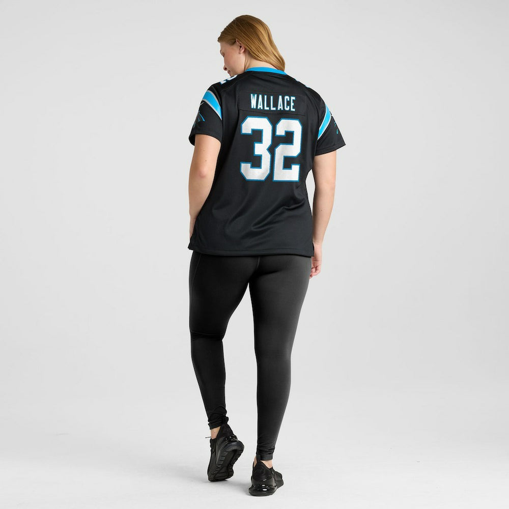 Trevin Wallace Carolina Panthers Women's Team Game Jersey - Black Jerseys