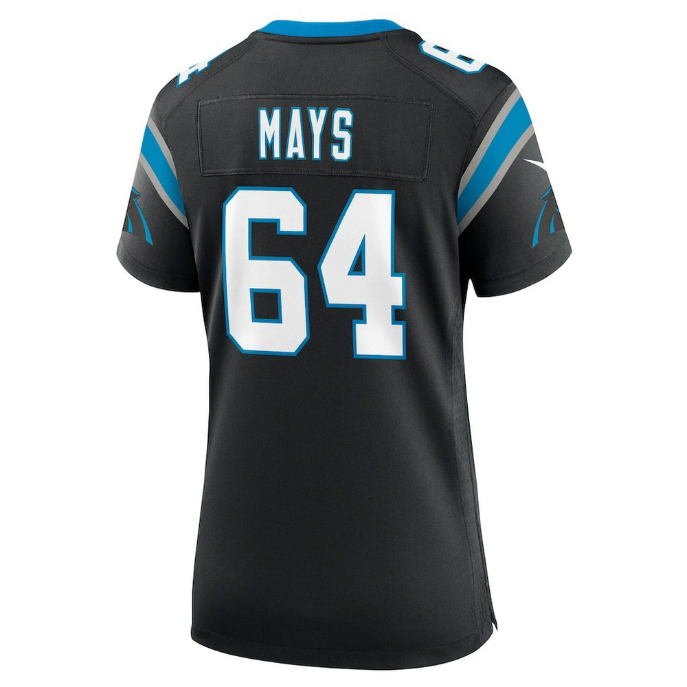 Cade Mays Carolina Panthers Women's Team Game Jersey - Black Jerseys