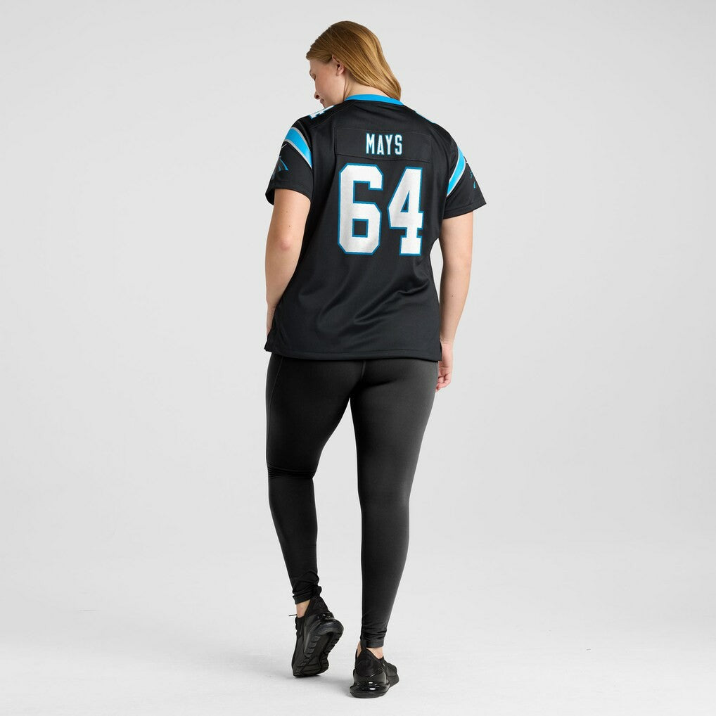 Cade Mays Carolina Panthers Women's Team Game Jersey - Black Jerseys
