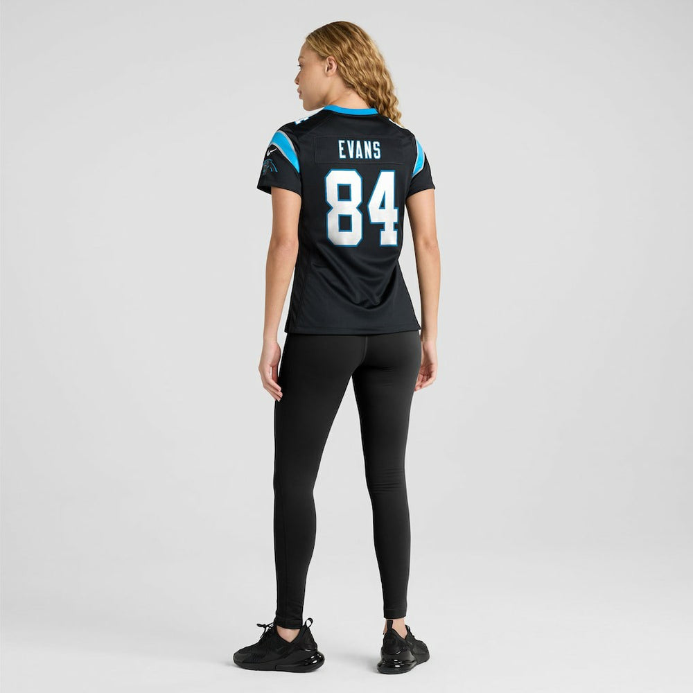 Mitchell Evans Carolina Panthers Women's Team Game Jersey - Black Jerseys