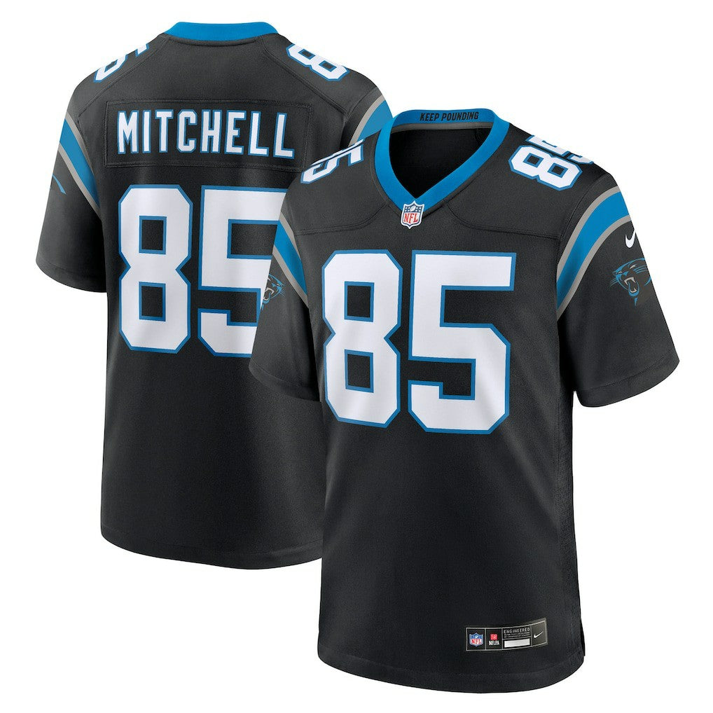 James Mitchell Carolina Panthers Team Game Jersey - Black Jerseys