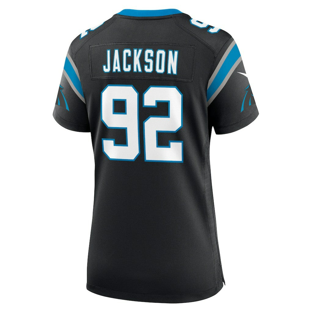 Cam Jackson Carolina Panthers Women's Team Game Jersey - Black Jerseys