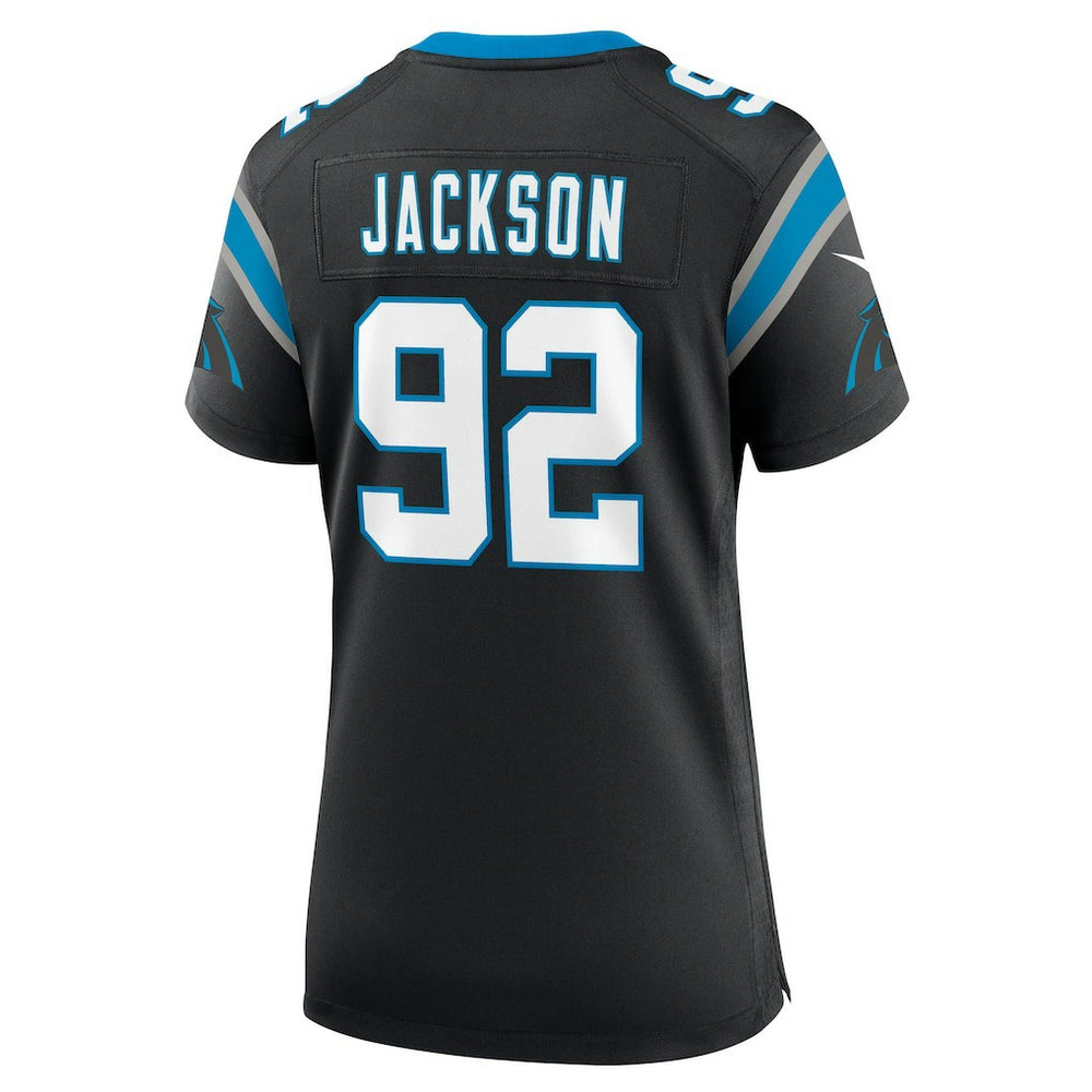Cam Jackson Carolina Panthers Women's Team Game Jersey - Black Jerseys