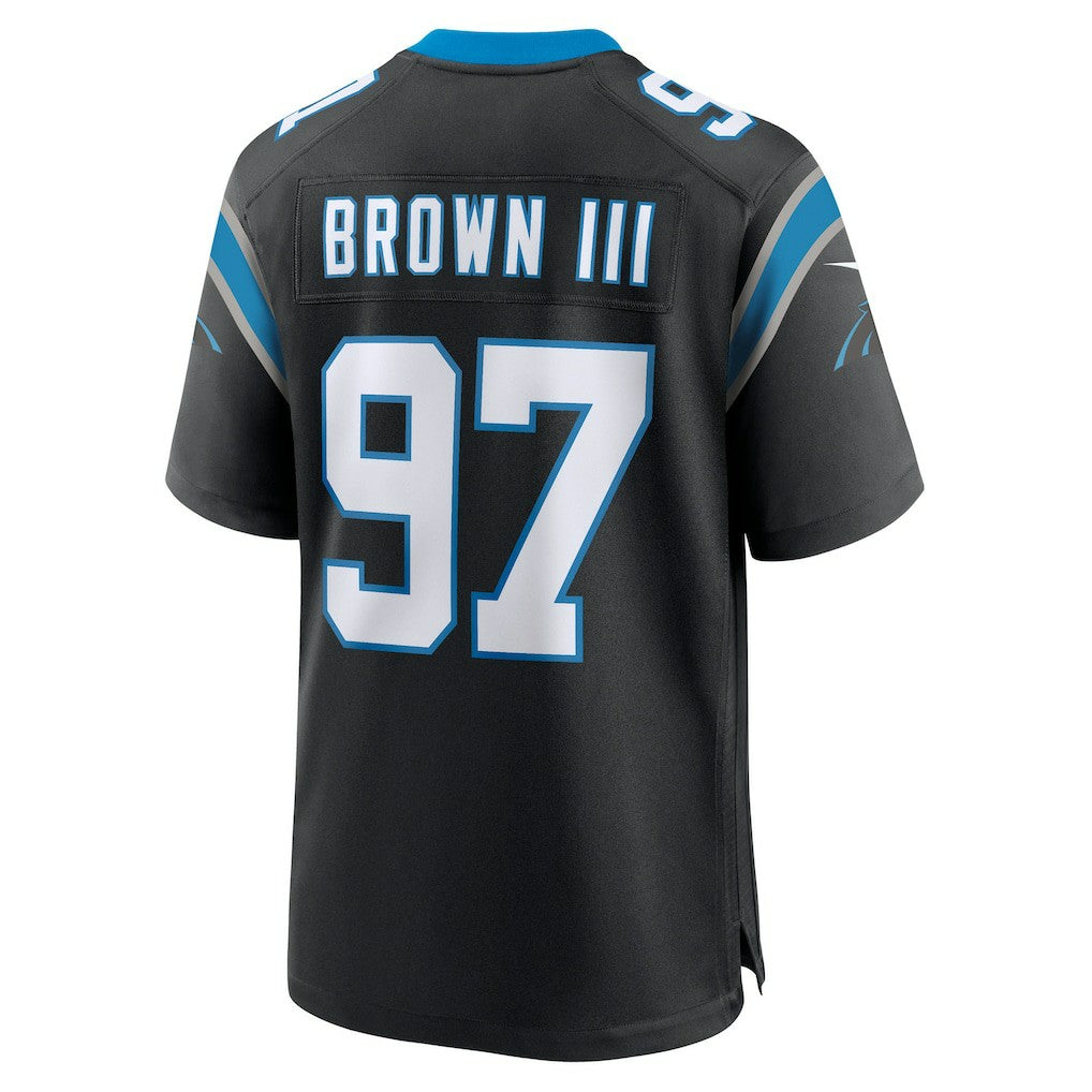 Bobby Brown III Carolina Panthers Team Game Jersey - Black Jerseys