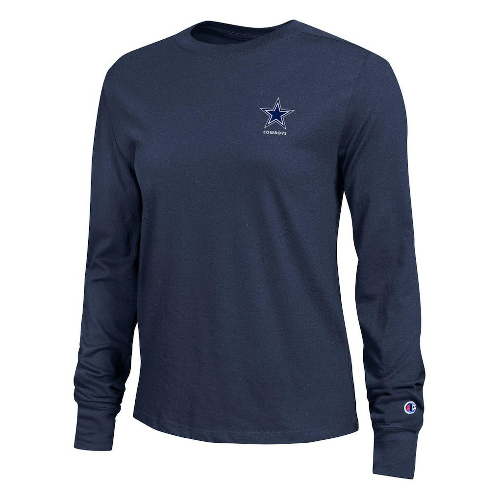 Dallas Cowboys Champion Women's Core Long-Sleeve T-Shirt - Navy T-shirts