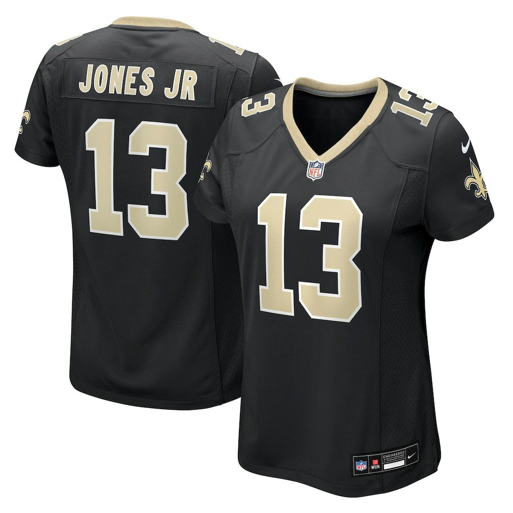 Velus Jones Jr. New Orleans Saints Women's Team Game Jersey - Black Jerseys