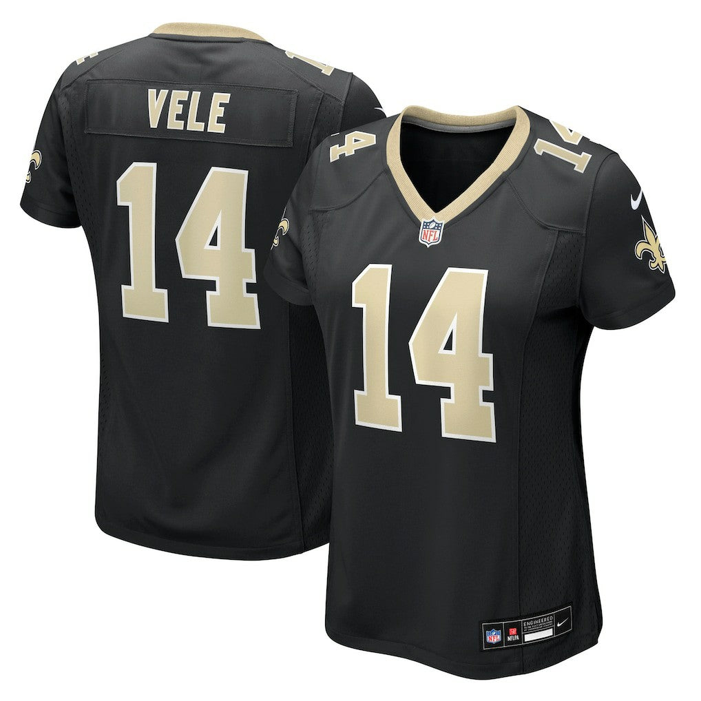 Devaughn Vele New Orleans Saints Women's Team Game Jersey - Black Jerseys