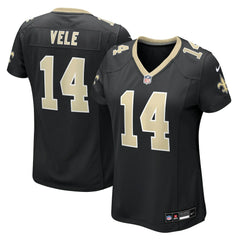 Devaughn Vele New Orleans Saints Women's Team Game Jersey - Black Jerseys