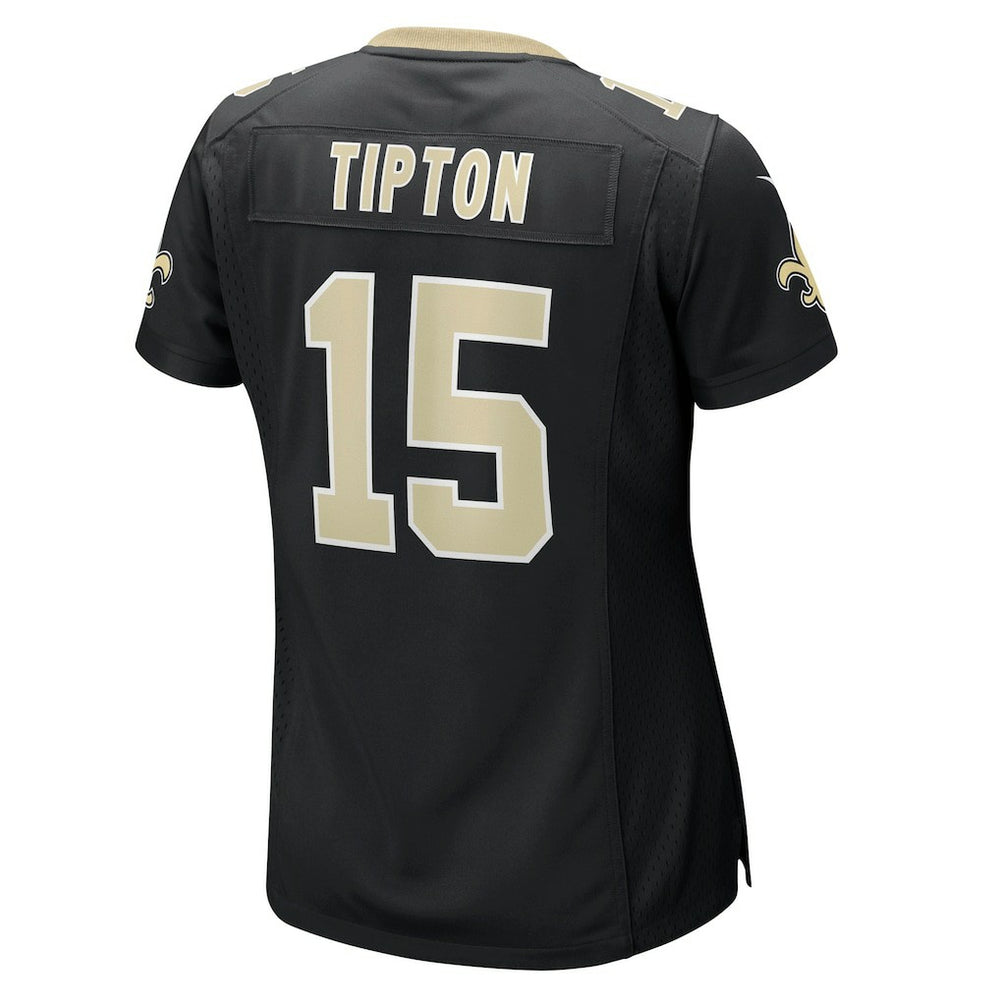Mason Tipton New Orleans Saints Women's Team Game Jersey - Black Jerseys