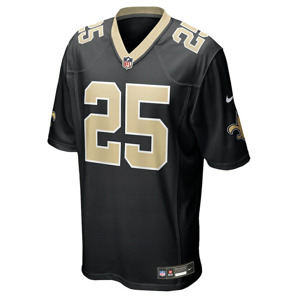 Rejzohn Wright New Orleans Saints Team Game Jersey - Black Jerseys