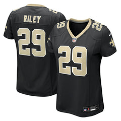 Quincy Riley New Orleans Saints Women's Team Game Jersey - Black Jerseys