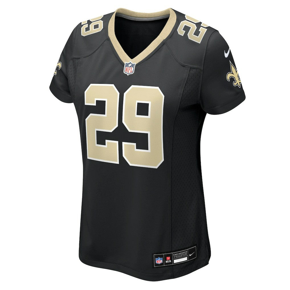 Quincy Riley New Orleans Saints Women's Team Game Jersey - Black Jerseys