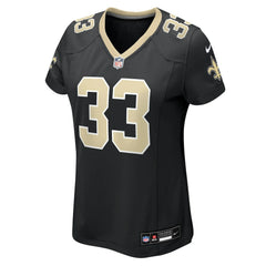 Jonas Sanker New Orleans Saints Women's Team Game Jersey - Black Jerseys
