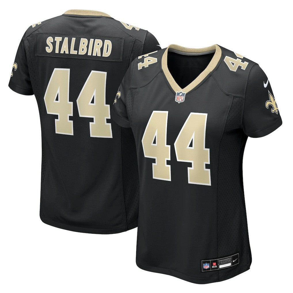 Isaiah Stalbird New Orleans Saints Women's Team Game Jersey - Black Jerseys