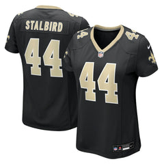 Isaiah Stalbird New Orleans Saints Women's Team Game Jersey - Black Jerseys