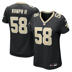 Chris Rumph II New Orleans Saints Women's Team Game Jersey - Black Jerseys