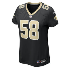 Chris Rumph II New Orleans Saints Women's Team Game Jersey - Black Jerseys
