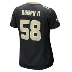 Chris Rumph II New Orleans Saints Women's Team Game Jersey - Black Jerseys