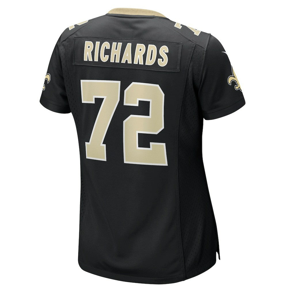 Asim Richards New Orleans Saints Women's Team Game Jersey - Black Jerseys