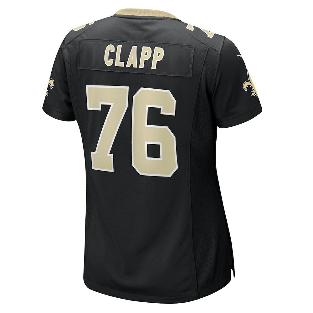 Will Clapp New Orleans Saints Women's Team Game Jersey - Black Jerseys