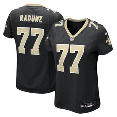 Dillon Radunz New Orleans Saints Women's Team Game Jersey - Black Jerseys