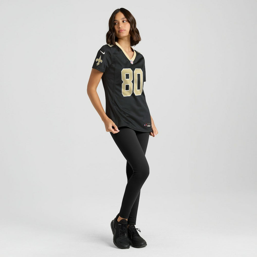 Moliki Matavao New Orleans Saints Women's Team Game Jersey - Black Jerseys