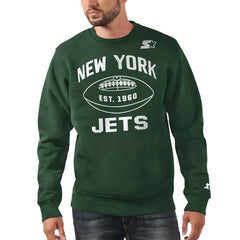 New York Jets Starter Classic Fleece Sweatshirt - Green Sweatshirts