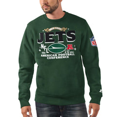 New York Jets Starter AFC Classic Fleece Sweatshirt - Green Sweatshirts