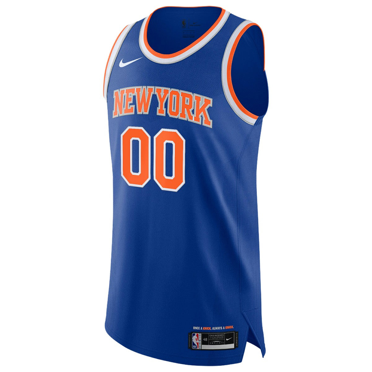 New York Knicks Authentic Custom Jersey Icon Edition Blue - Nike outlet