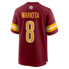 Marcus Mariota Washington Commanders Team Game Jersey - Burgundy Jerseys