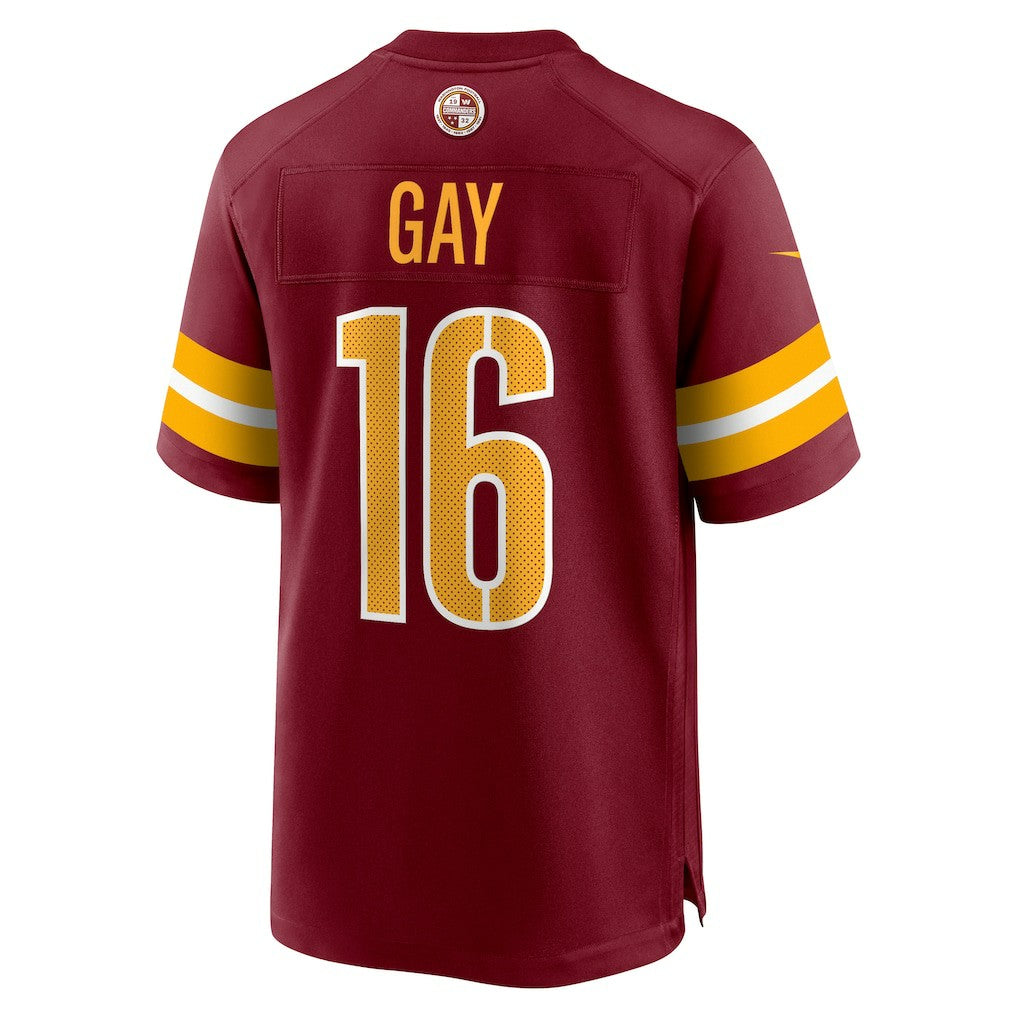 Matt Gay Washington Commanders Team Game Jersey - Burgundy Jerseys