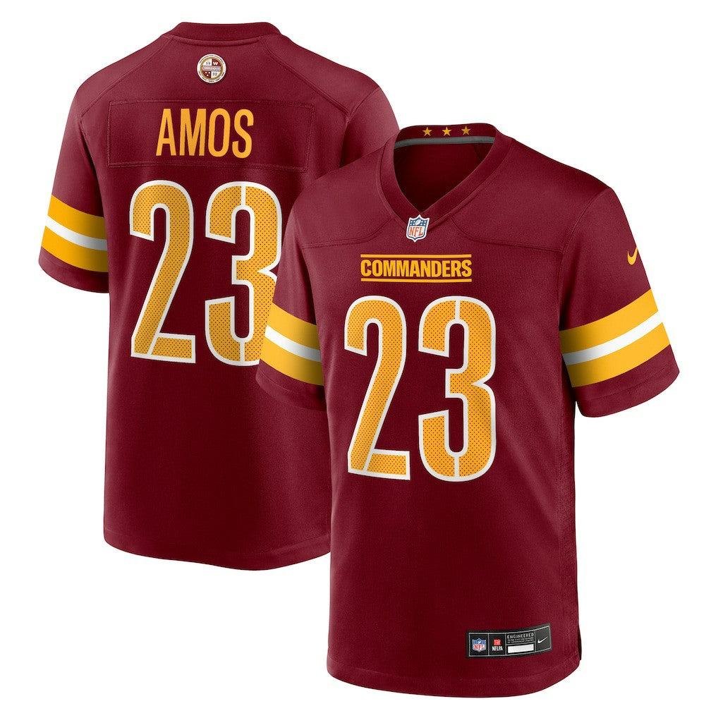 Trey Amos Washington Commanders Team Game Jersey - Burgundy Jerseys