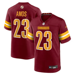 Trey Amos Washington Commanders Team Game Jersey - Burgundy Jerseys