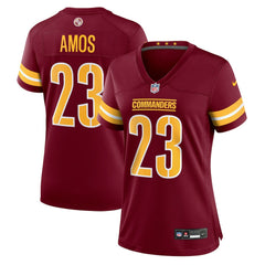 Trey Amos Washington Commanders Women's Team Game Jersey - Burgundy Jerseys