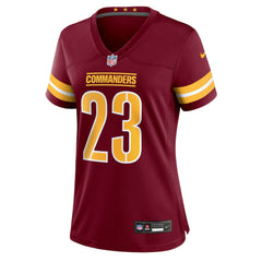 Trey Amos Washington Commanders Women's Team Game Jersey - Burgundy Jerseys