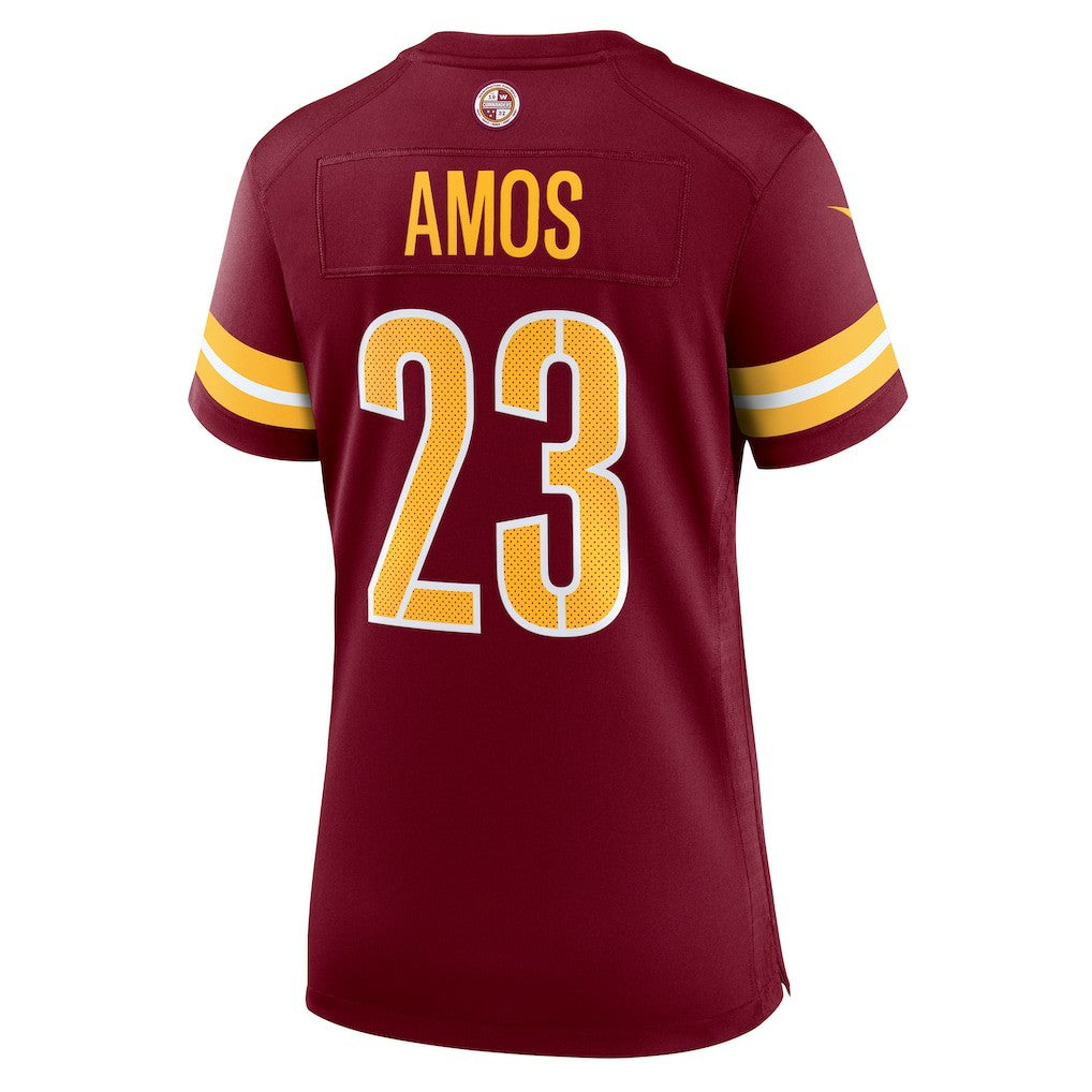 Trey Amos Washington Commanders Women's Team Game Jersey - Burgundy Jerseys
