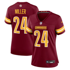 Von Miller Washington Commanders Women's Team Game Jersey - Burgundy Jerseys