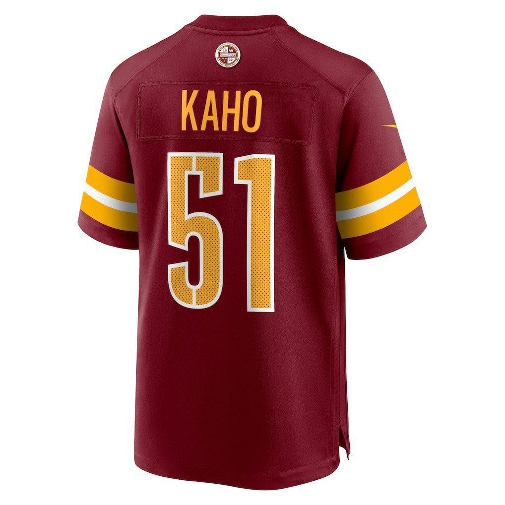Ale Kaho Washington Commanders Team Game Jersey - Burgundy Jerseys
