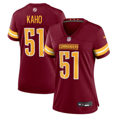Ale Kaho Washington Commanders Women's Team Game Jersey - Burgundy Jerseys
