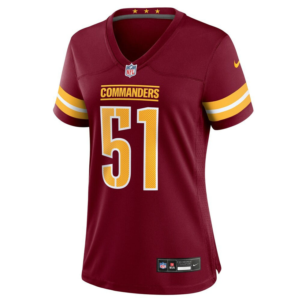 Ale Kaho Washington Commanders Women's Team Game Jersey - Burgundy Jerseys
