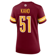 Ale Kaho Washington Commanders Women's Team Game Jersey - Burgundy Jerseys