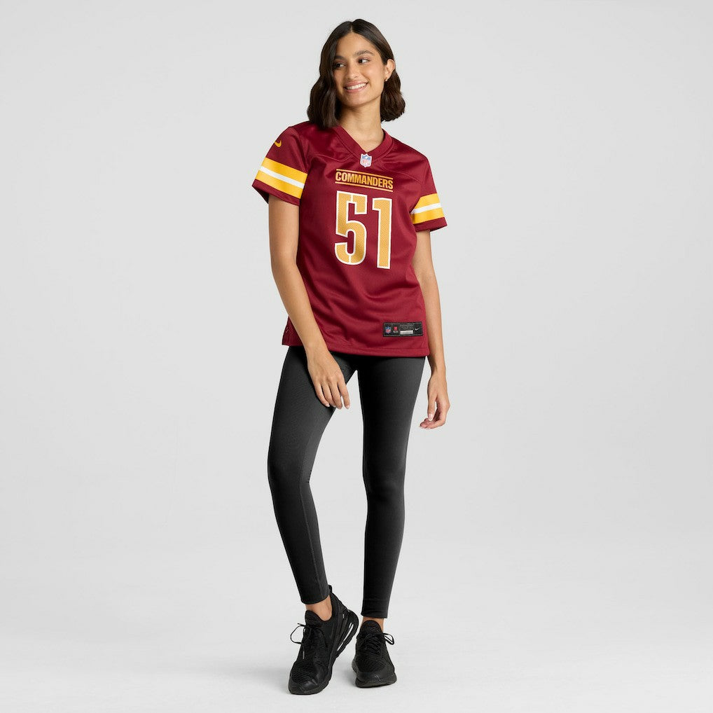 Ale Kaho Washington Commanders Women's Team Game Jersey - Burgundy Jerseys
