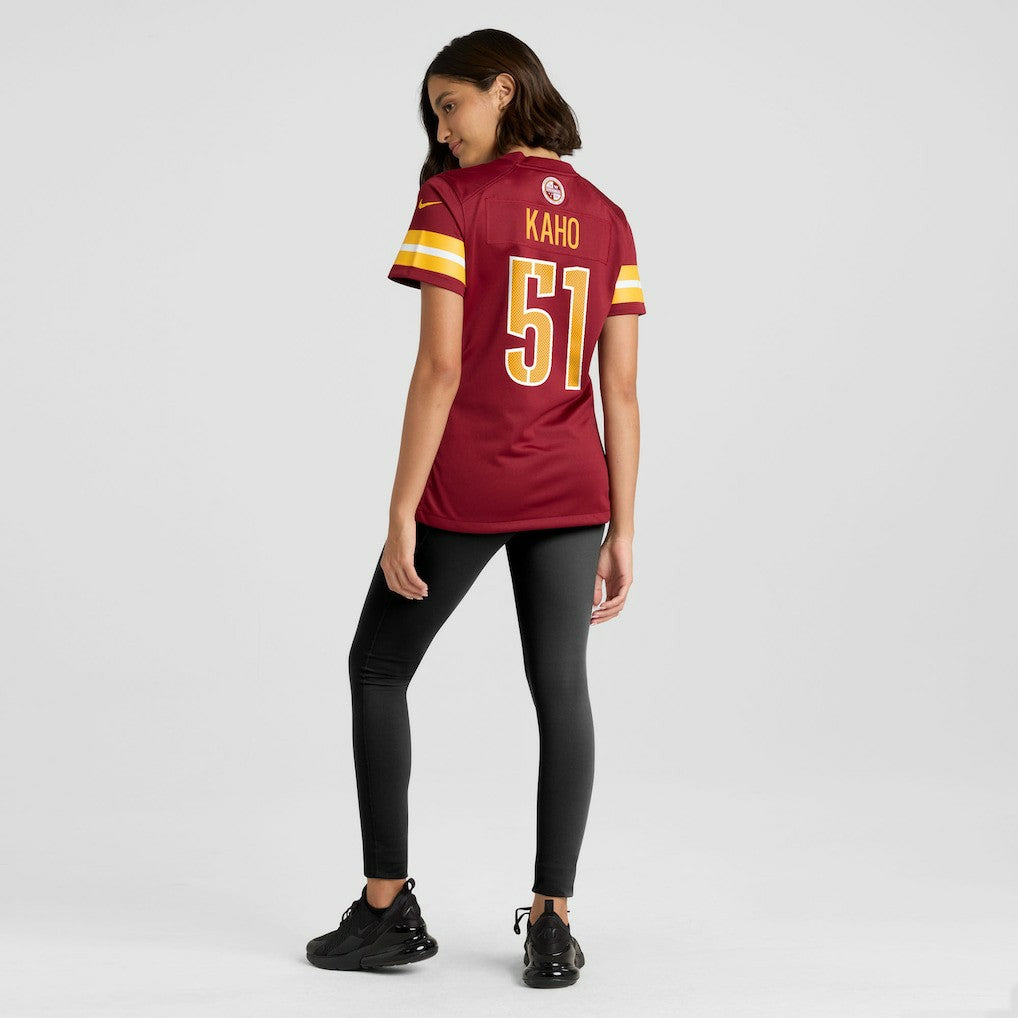Ale Kaho Washington Commanders Women's Team Game Jersey - Burgundy Jerseys