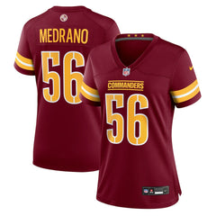 Kain Medrano Washington Commanders Women's Team Game Jersey - Burgundy Jerseys
