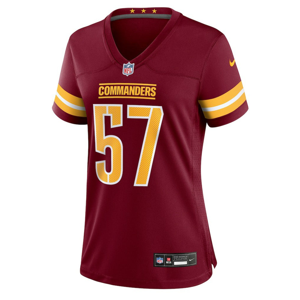 Nick Bellore Washington Commanders Women's Team Game Jersey - Burgundy Jerseys